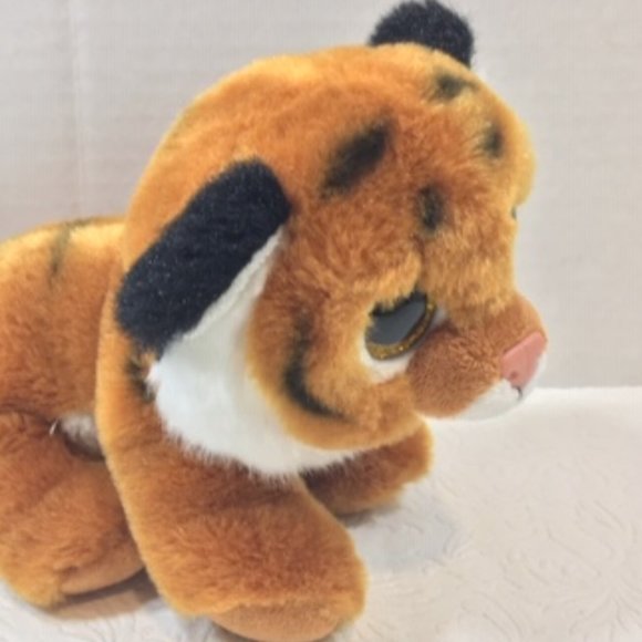 Ty Beanie Baby 6” TIGGS the Bengal Tiger Stuffed Animal Plush 2015 Glitter Eyes - Picture 3 of 7